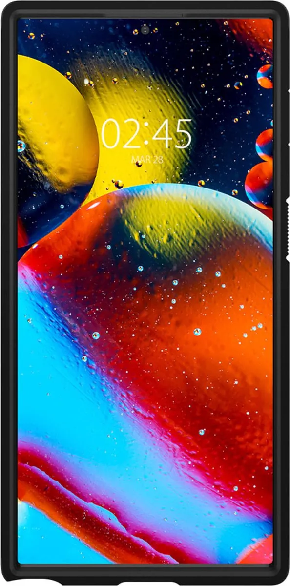 Spigen Tough Armor ACS03923 Hoesje - Samsung Galaxy S22 Ultra - Zwart