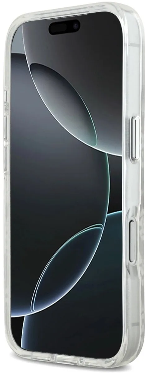 Karl Lagerfeld iPhone 17 Pro Max Hoesje - IML Karl Head Logo MagSafe - Transparant