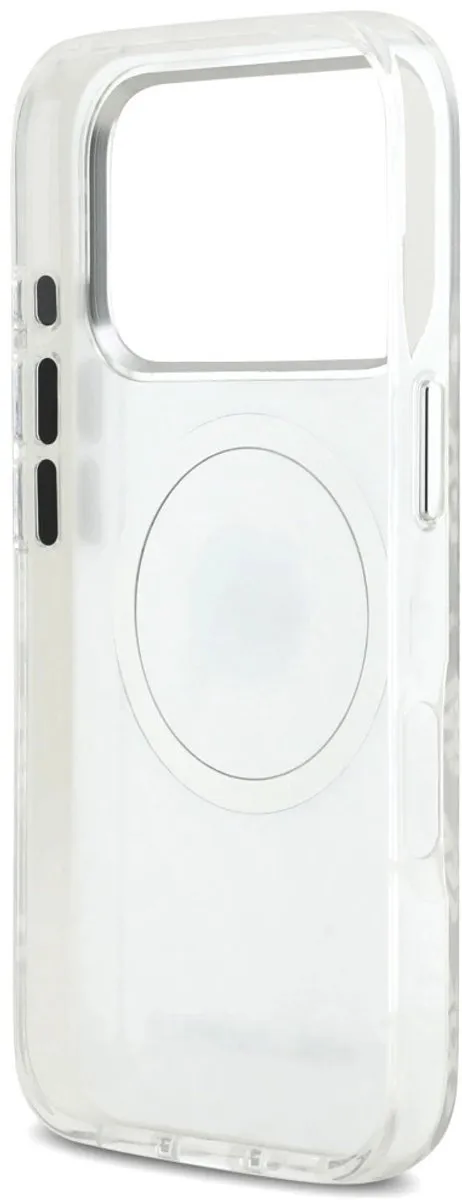 Karl Lagerfeld iPhone 17 Pro Max Hoesje - IML Karl Head Logo MagSafe - Transparant