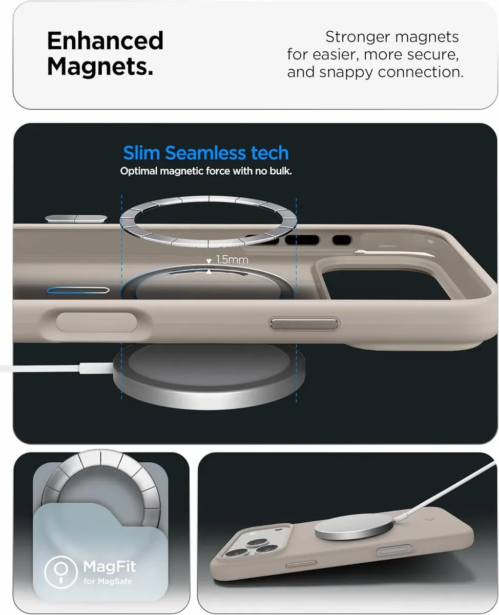 Spigen ACS06804 Hoesje iPhone 17 Pro Max - Stone