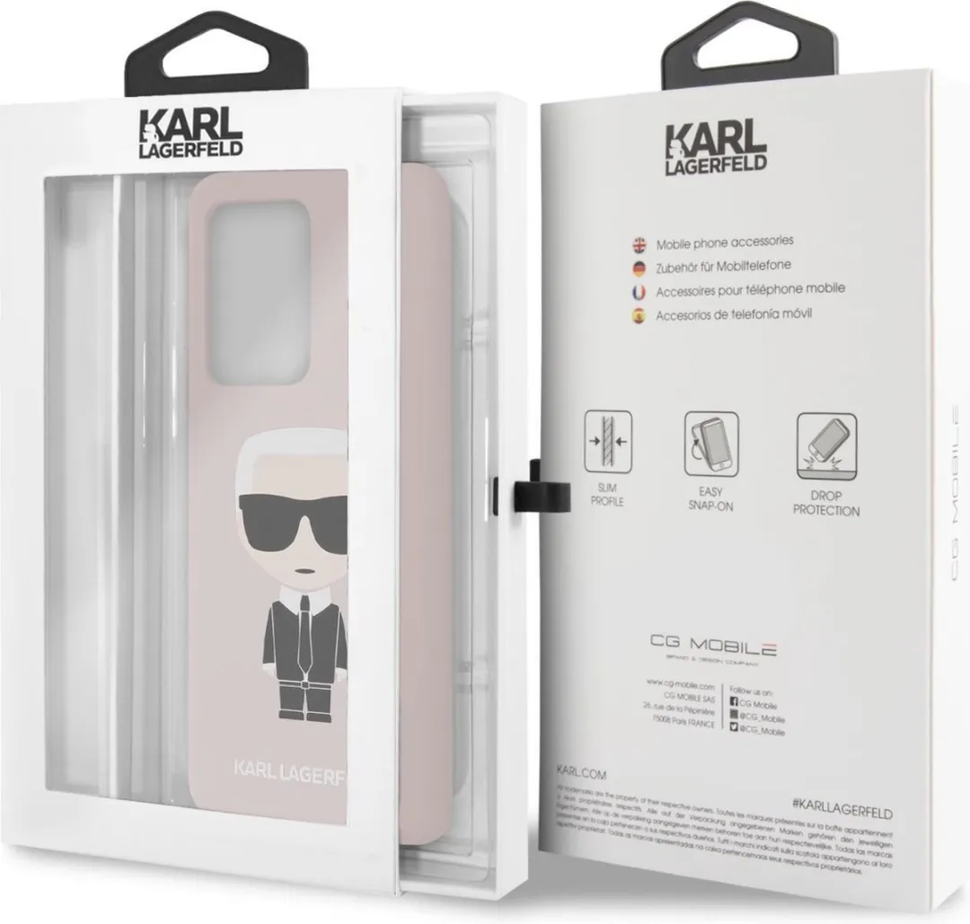 Karl Lagerfeld S202-12 Hoesje Samsung Galaxy S20 Ultra - Roze