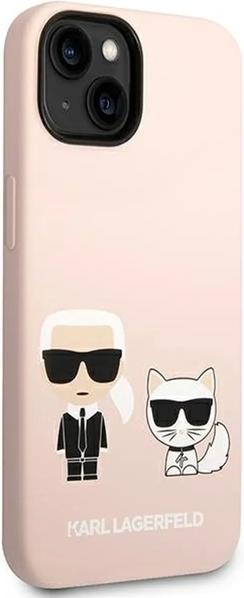 Karl Lagerfeld KLHMP14MSSKCI Hoes iPhone 14 Plus - Roze