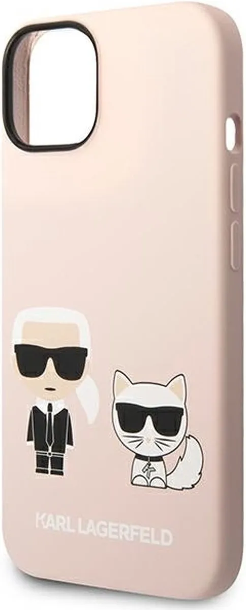 Karl Lagerfeld KLHMP14MSSKCI Hoes iPhone 14 Plus - Roze