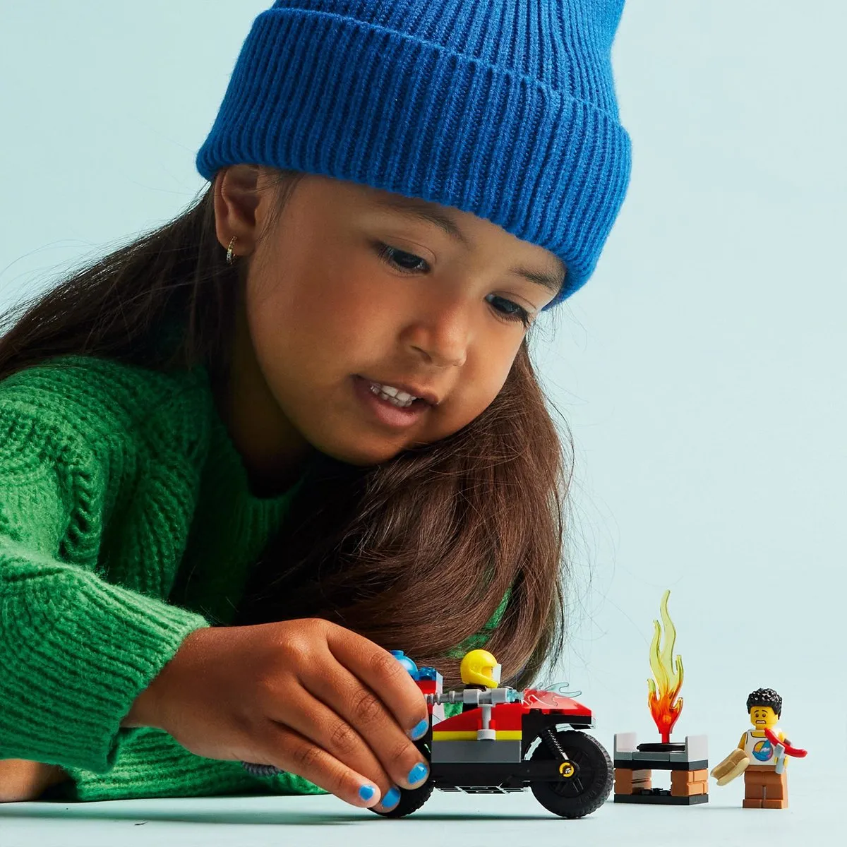 LEGO City Brandweermotor 60410 - 2 Minifiguren