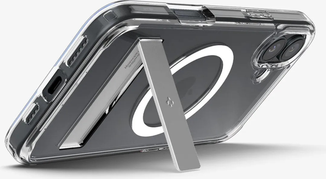 Spigen Ultra Hybrid S ACS08082 iPhone 16 Plus Hoes - Transparant