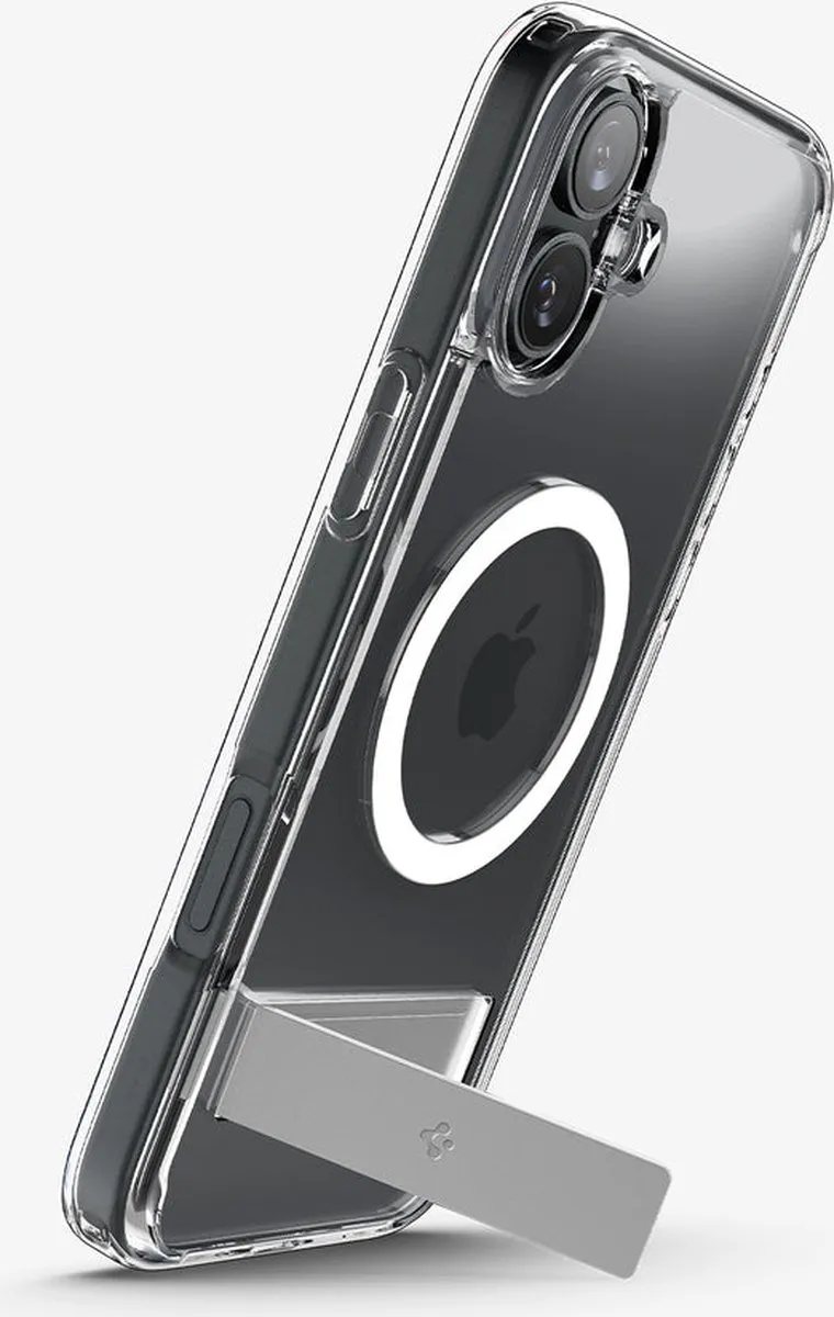 Spigen Ultra Hybrid S ACS08082 iPhone 16 Plus Hoes - Transparant - afbeelding 6 van 6