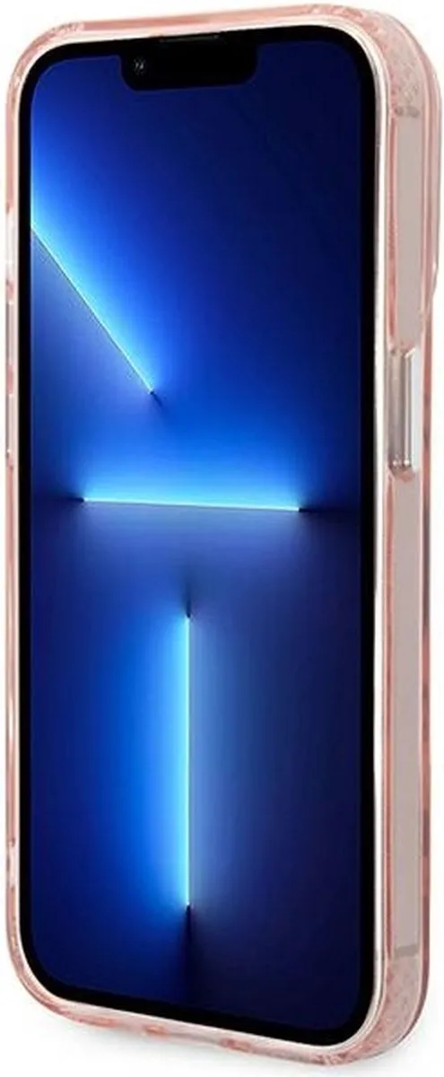 Karl Lagerfeld KLHMP14XHKCP Hoesje iPhone 14 Pro Max - Roze - Magsafe