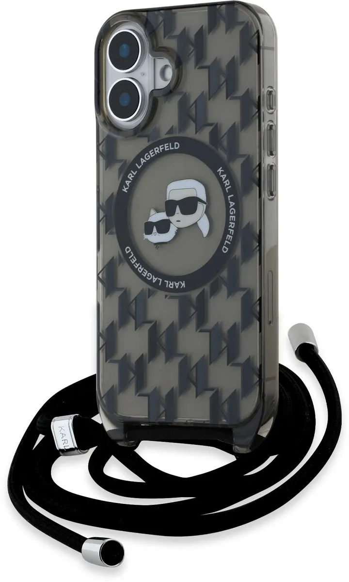 Karl Lagerfeld MagSafe Hoesje KLHMP16SHCKCKLCK