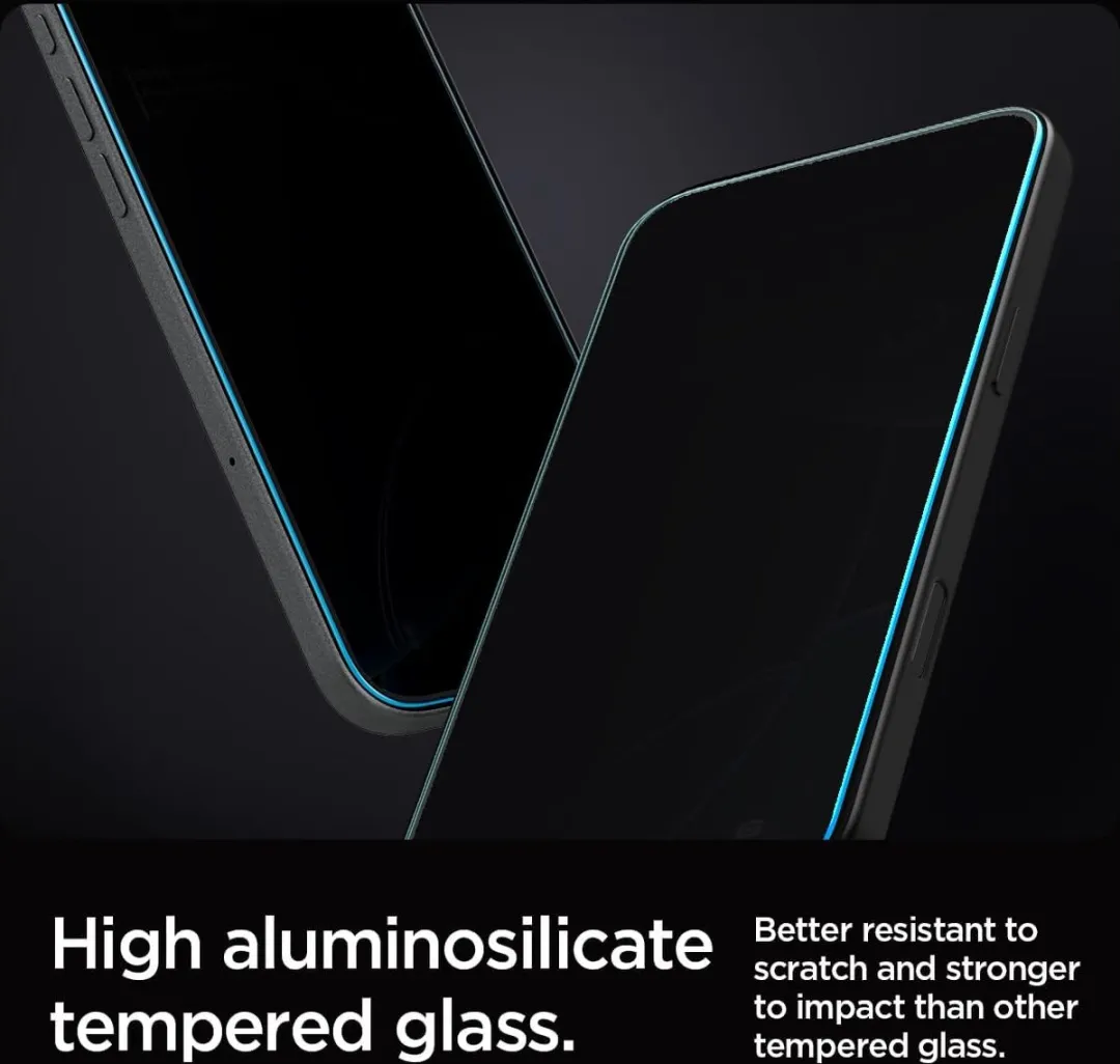 Spigen Glas.tR EZ Fit Privacy Screenprotector iPhone 16 Pro Max - 2 Stuks