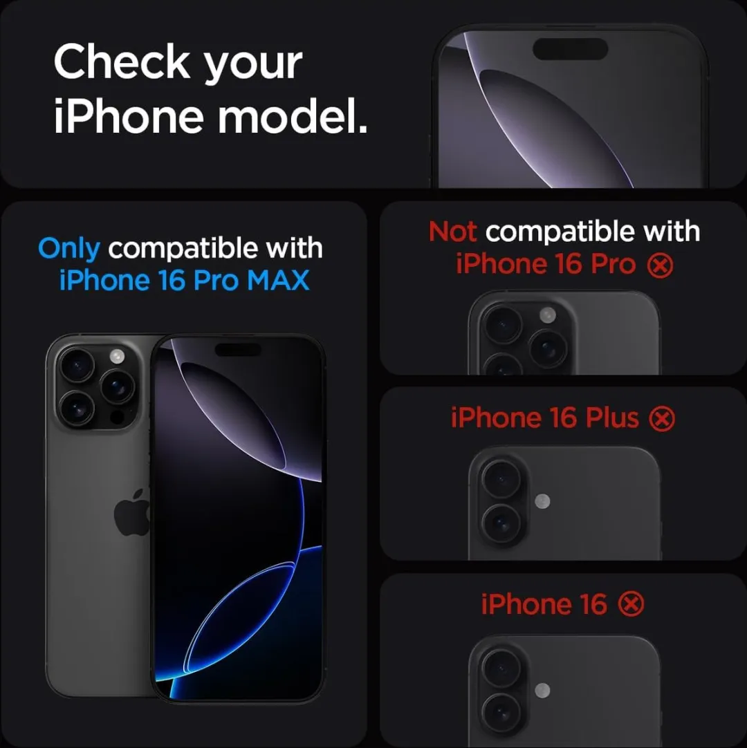 Spigen Glas.tR EZ Fit Privacy Screenprotector iPhone 16 Pro Max - 2 Stuks