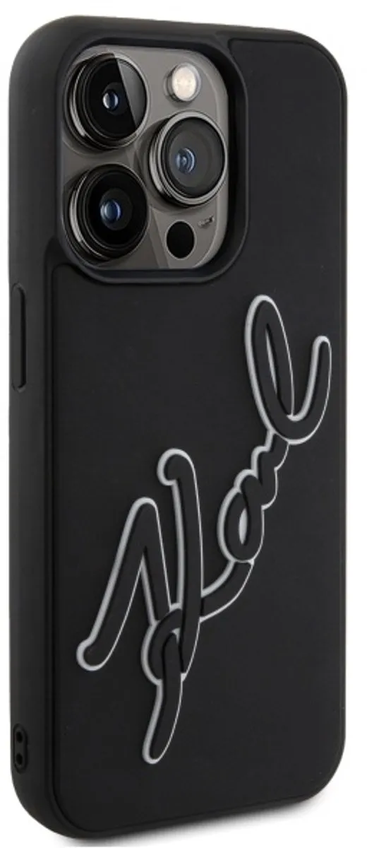 Karl Lagerfeld Hardcase 3D iPhone 15 Pro Max 6.7 - Transparent