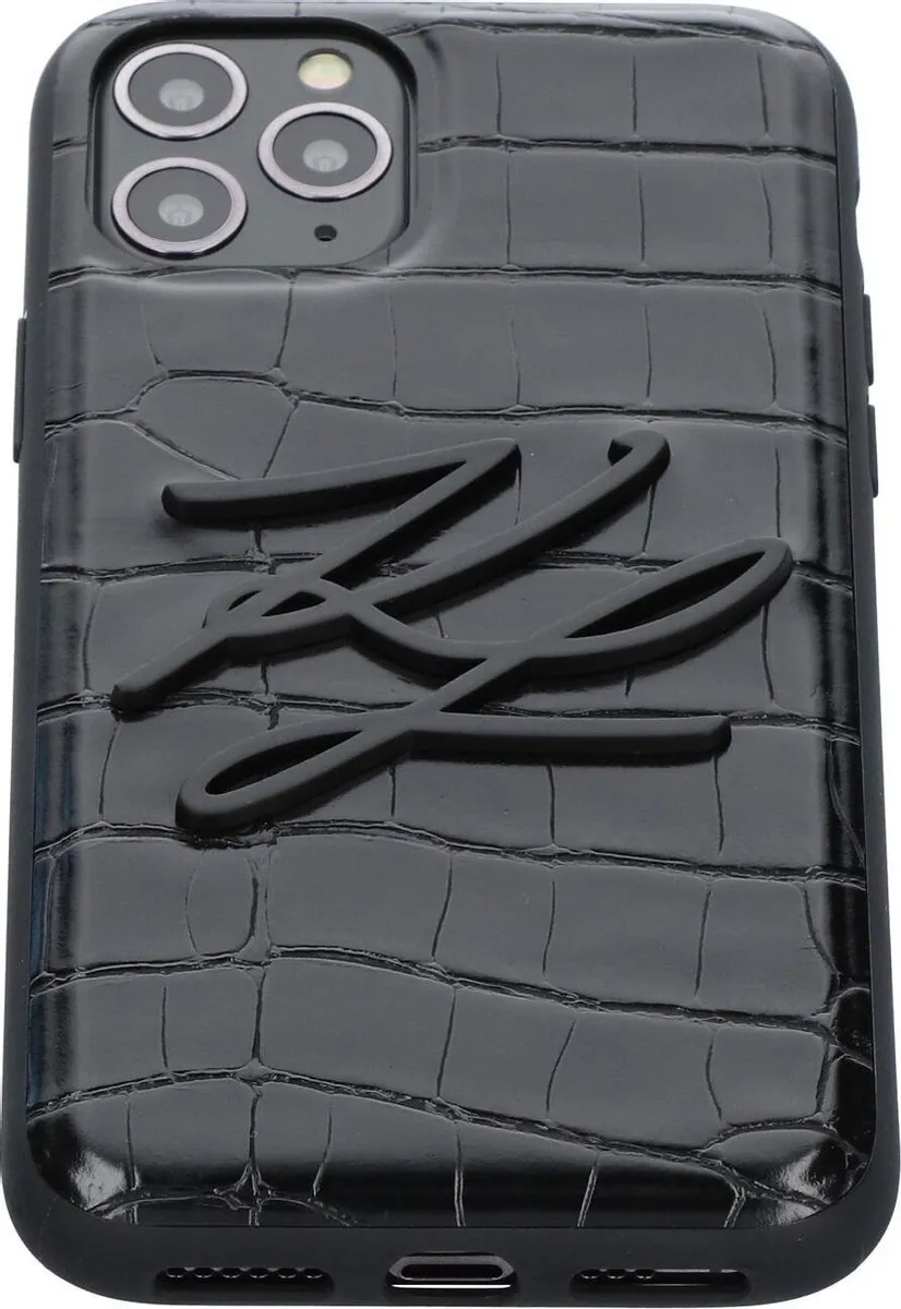 Karl Lagerfeld KLHCN58CRKBK Hoesje - iPhone 11 Pro - Zwart