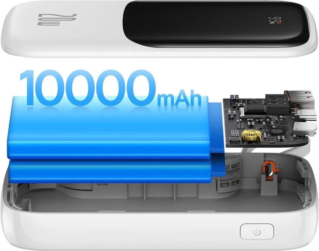 Baseus Qpow Powerbank 10000mAh 20W - Wit