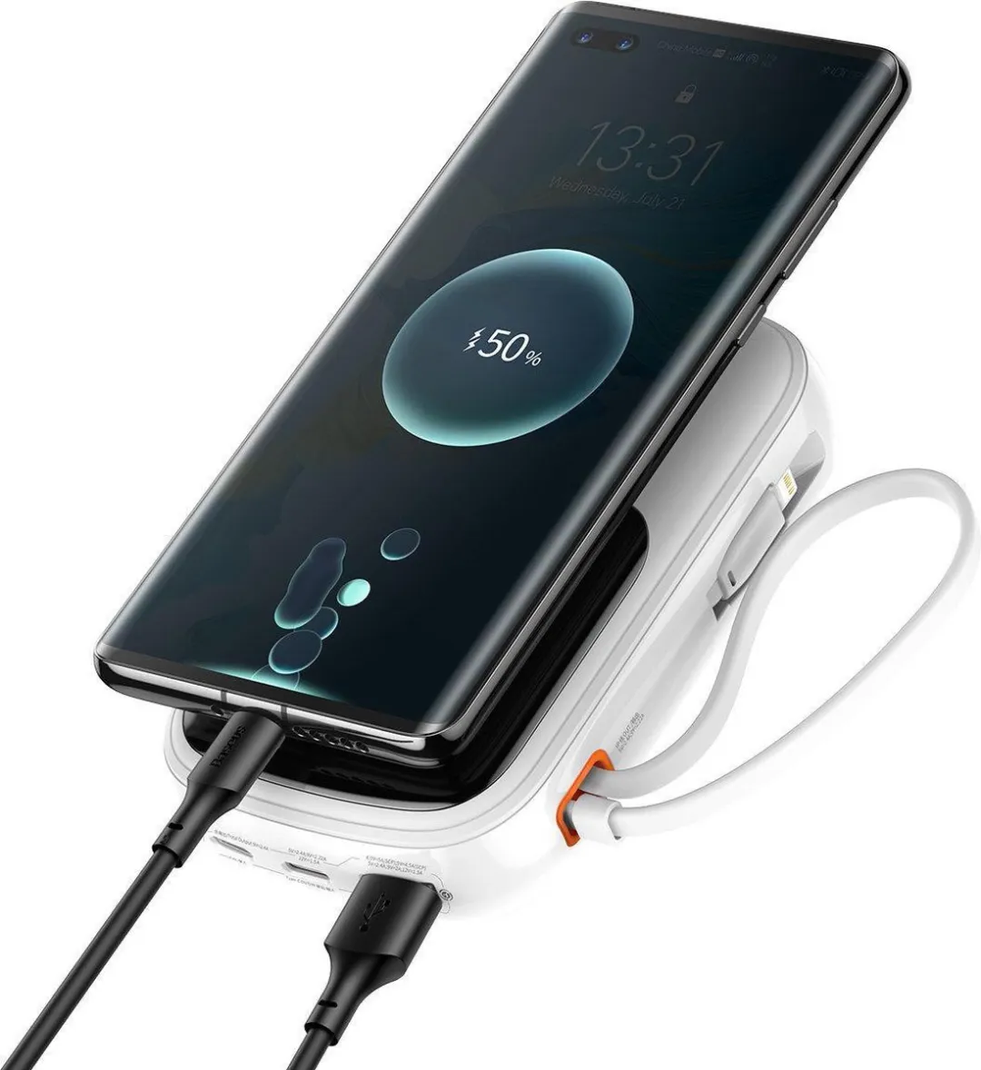 Baseus Qpow Powerbank 10000mAh 20W - Wit