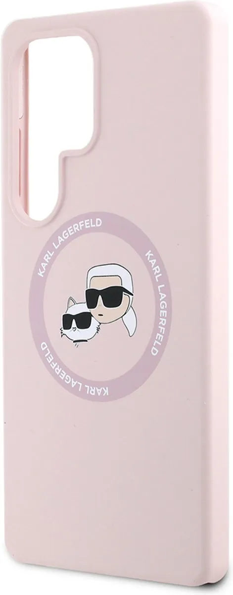 Karl Lagerfeld Backcase Hoesje Samsung Galaxy S25 Ultra - Roze