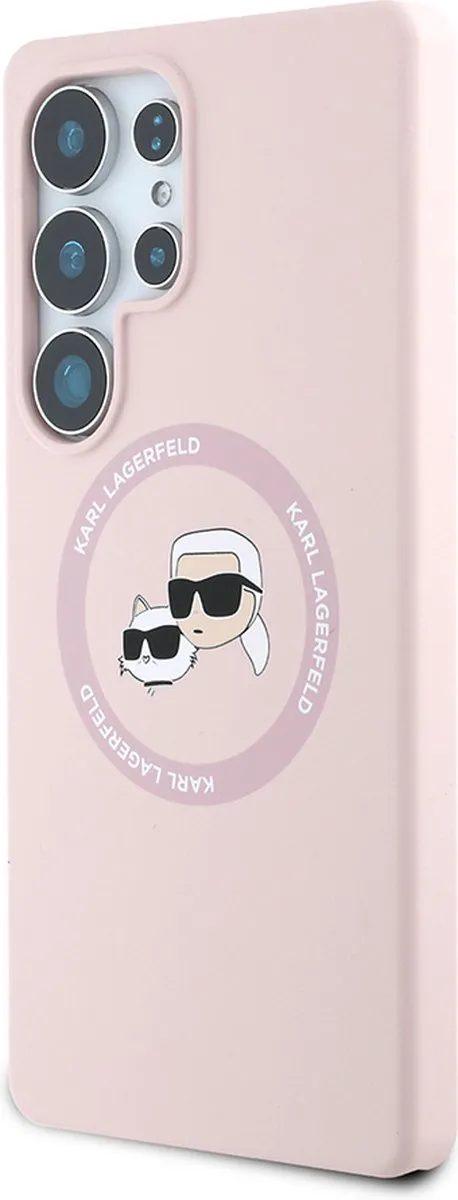 Karl Lagerfeld Backcase Hoesje Samsung Galaxy S25 Ultra - Roze