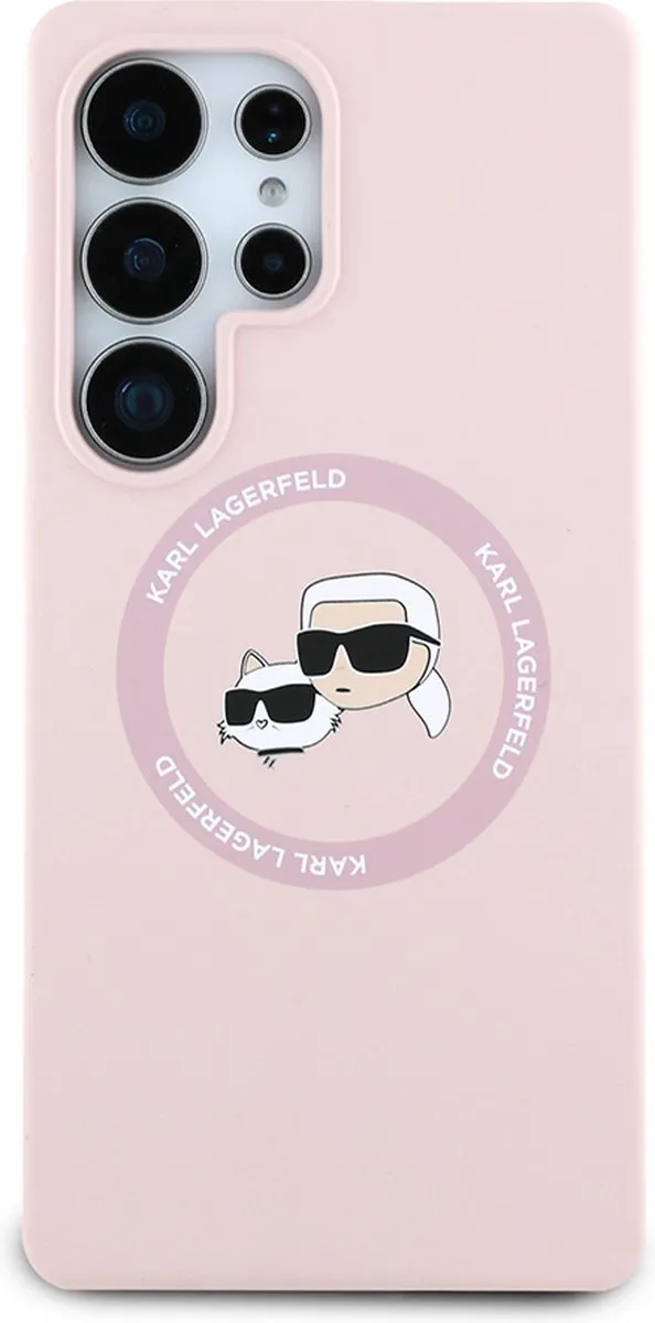 Karl Lagerfeld Backcase Hoesje Samsung Galaxy S25 Ultra - Roze