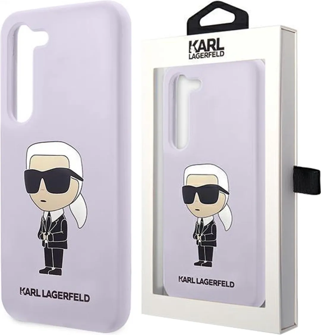 Karl Lagerfeld KLHCS23MSNIKBCU S23+ Siliconen Hoes
