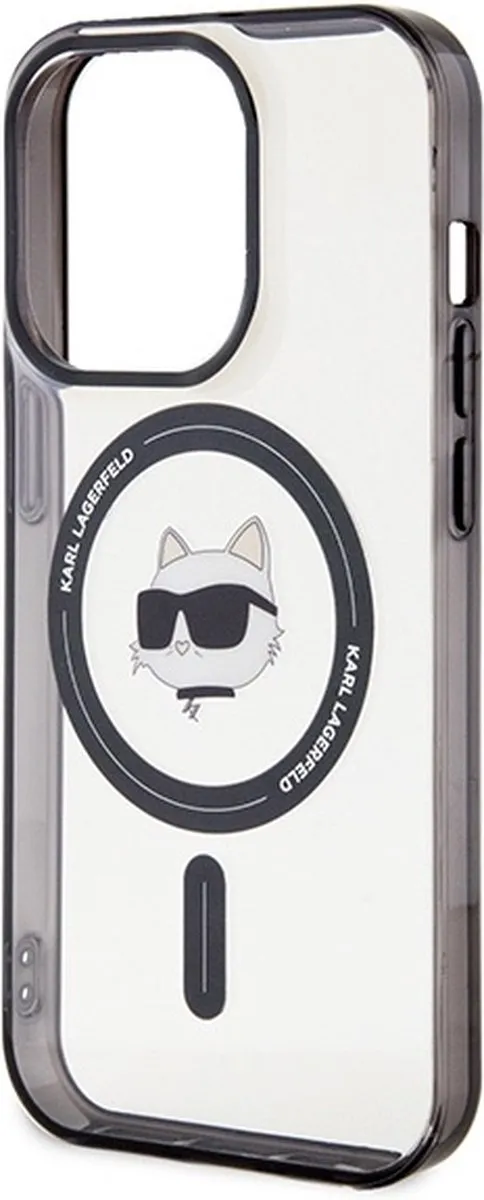 Karl Lagerfeld KLHMP15XHCHNOTK iPhone 15 Pro Max Hardcase - Transparant