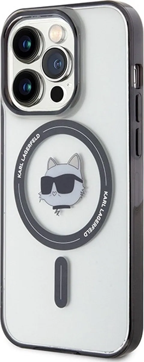 Karl Lagerfeld KLHMP15XHCHNOTK iPhone 15 Pro Max Hardcase - Transparant