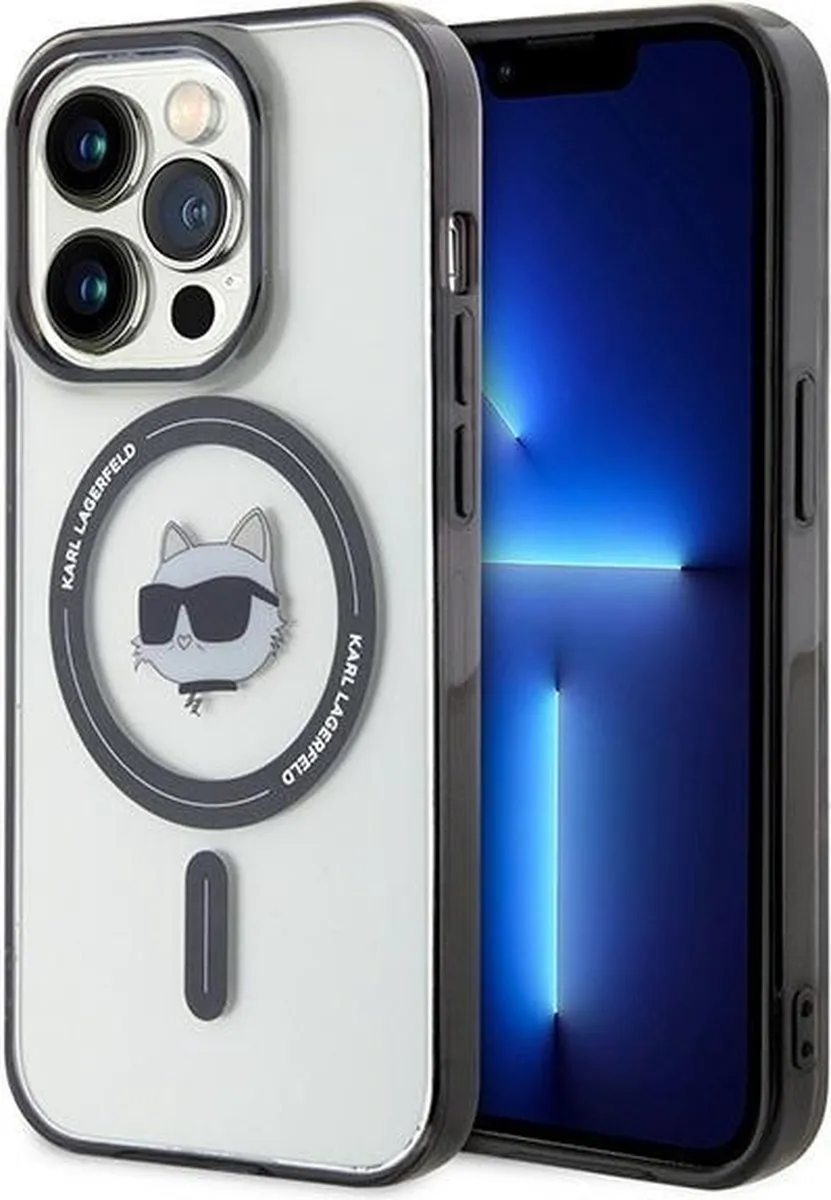 Karl Lagerfeld KLHMP15XHCHNOTK iPhone 15 Pro Max Hardcase - Transparant