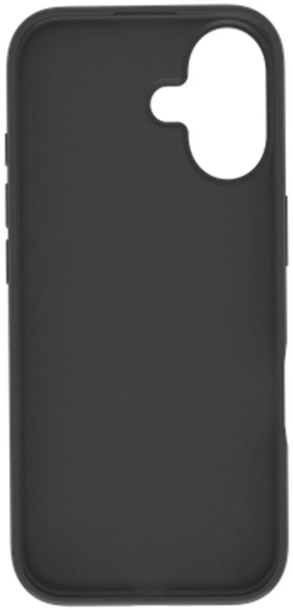 Just in Case iPhone 16 Siliconen Hoesje - Zwart