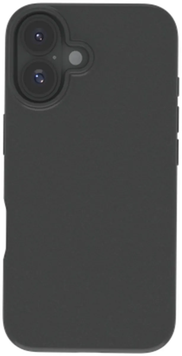 Just in Case iPhone 16 Siliconen Hoesje - Zwart - afbeelding 6 van 6