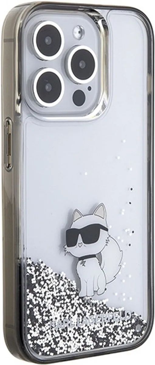 Karl Lagerfeld KLHCP15XLKCNSK iPhone 15 Pro Max Hardcase - Transparant