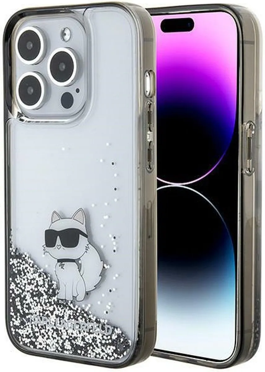 Karl Lagerfeld KLHCP15XLKCNSK iPhone 15 Pro Max Hardcase - Transparant