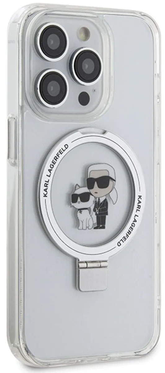 Karl Lagerfeld Magsafe Hoesje iPhone 15 Pro Max - Transparant