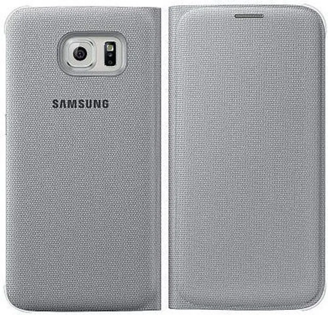 Samsung Galaxy S6 Flip Wallet Hoes - Zilver