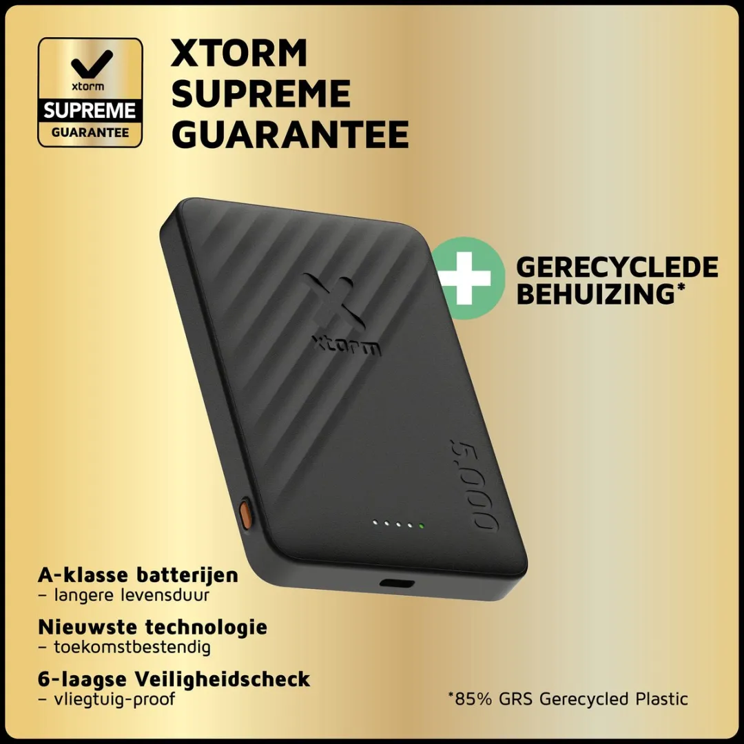 Xtorm Magsafe Powerbank XG2WP051 5000mAh - 1x USB-C - Zwart