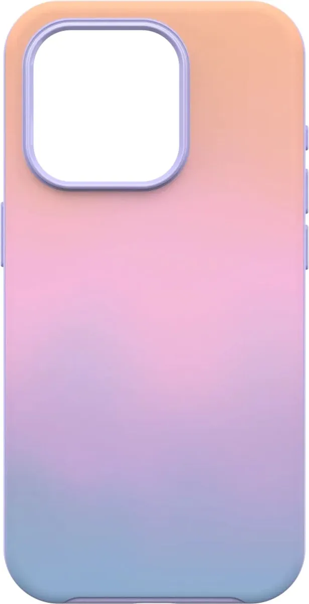 OtterBox Symmetry Back Cover iPhone 15 Pro - MagSafe - Paars/Oranje