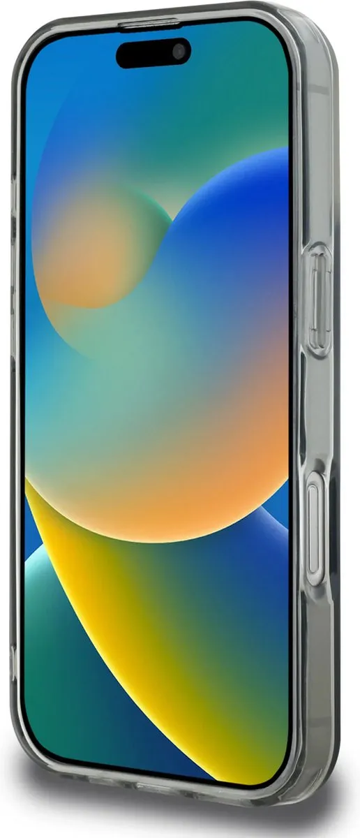 Karl Lagerfeld iPhone 16 Pro Max Backcover - KLHMP16XHLSKCK - MagSafe - Zwart-Transparant
