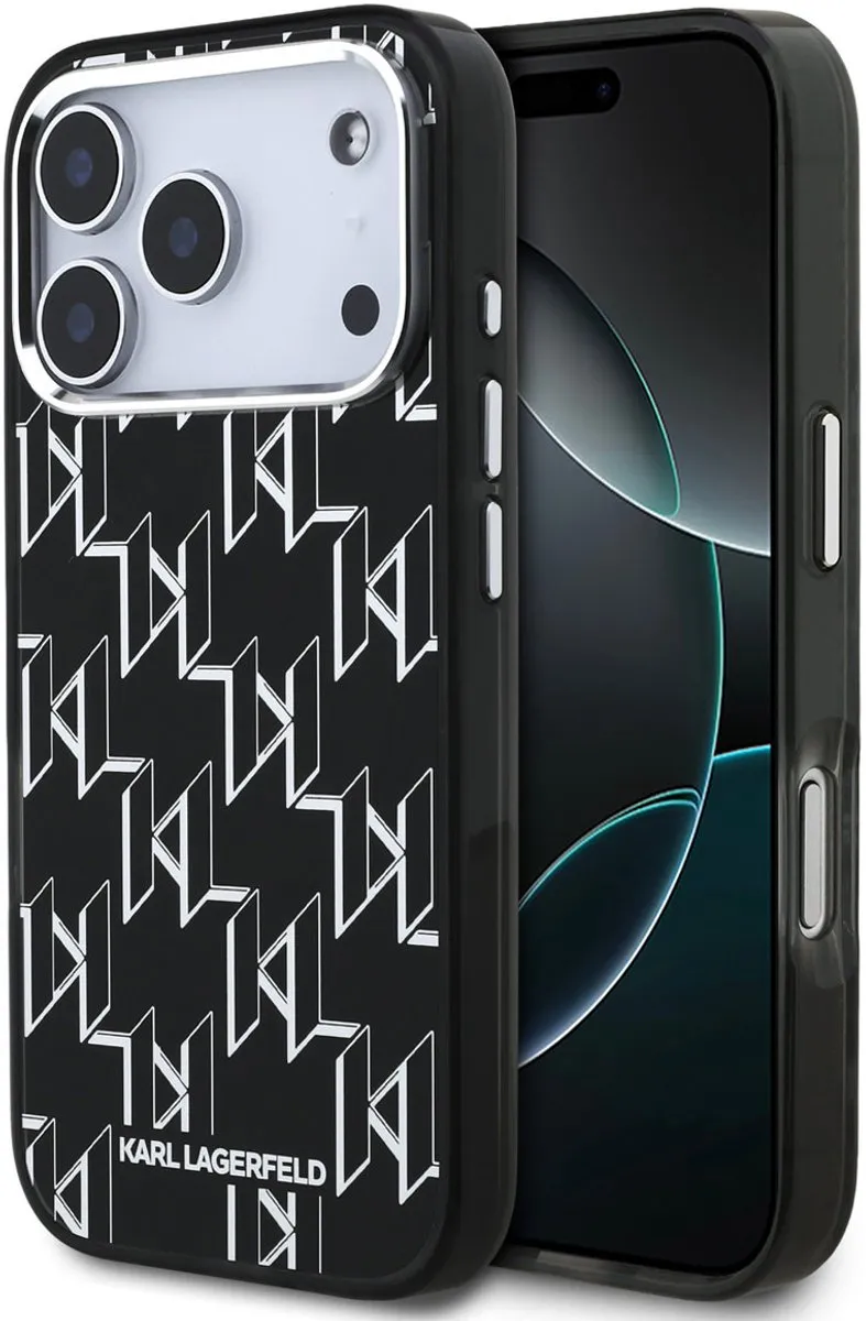 Karl Lagerfeld iPhone 17 Pro Telefoonhoesje - MagSafe - Zwart