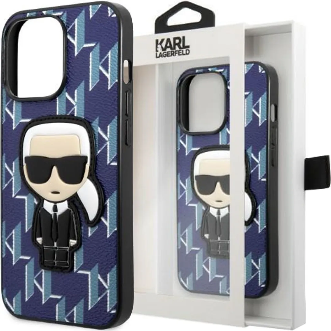 Karl Lagerfeld KLHCP13XPMNIKBL Hoesje iPhone 13 Pro Max