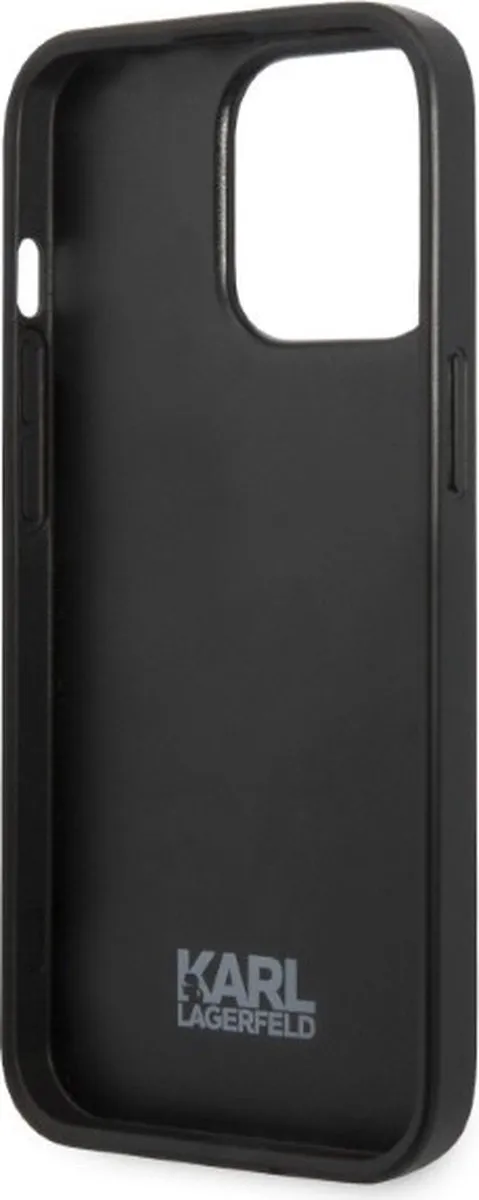 Karl Lagerfeld KLHCP13XPMNIKBL Hoesje iPhone 13 Pro Max - Blauw