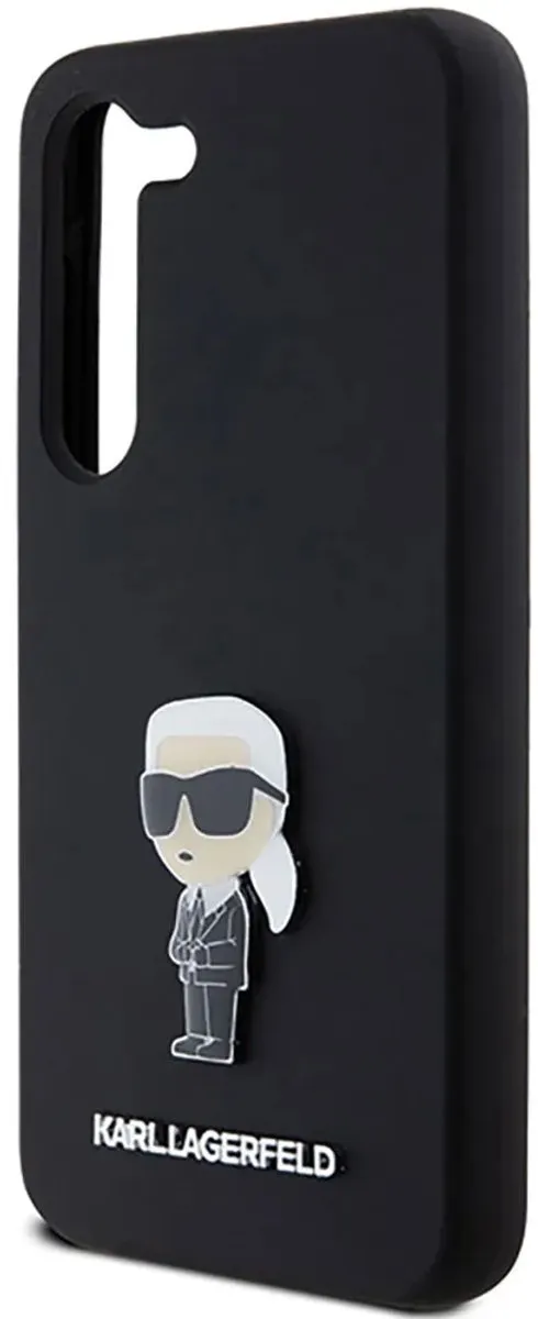 Karl Lagerfeld Ikonik Metal Pin Hoesje - Samsung Galaxy S24 - Zwart - afbeelding 6 van 6
