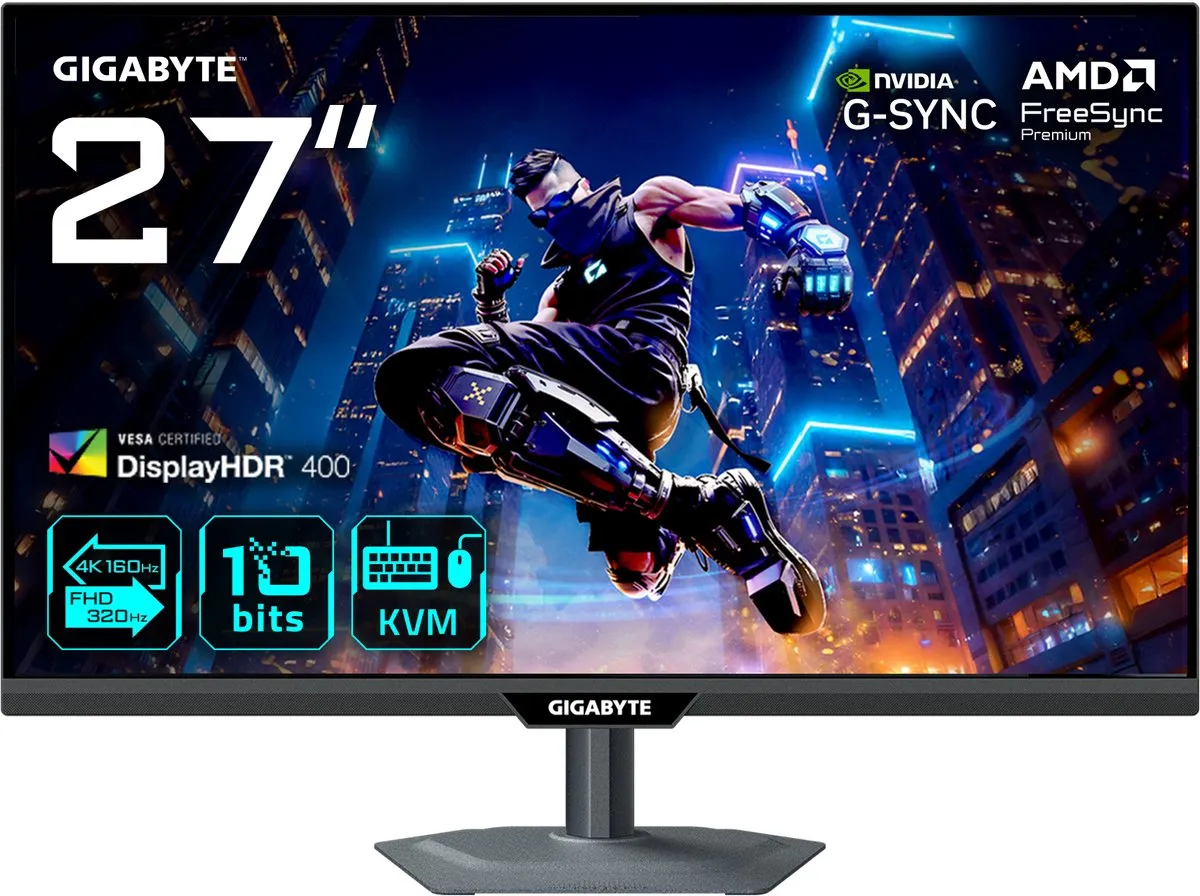Gigabyte M27UP 4K Monitor - 68,6cm Zwart