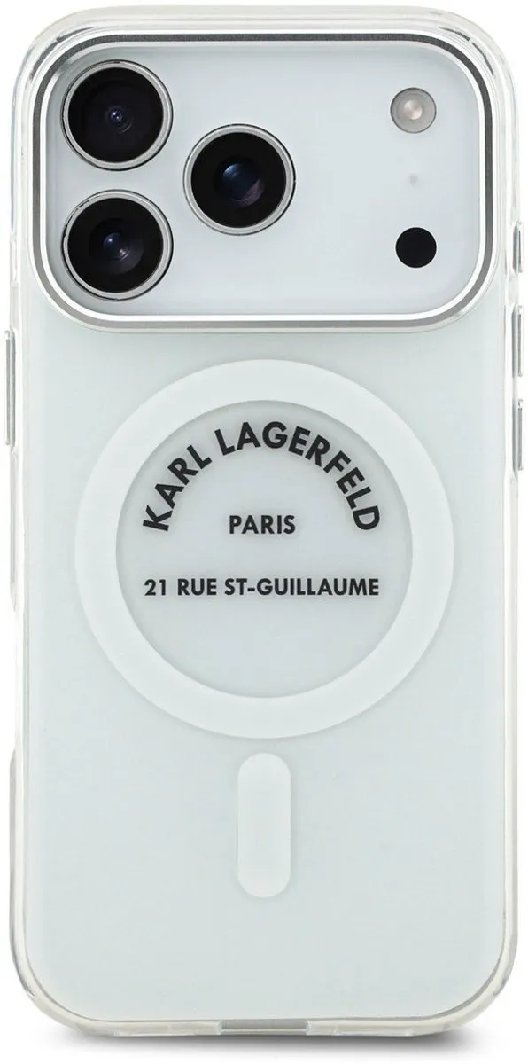 Karl Lagerfeld Back Cover Case iPhone 17 Pro - Transparent - MagSafe