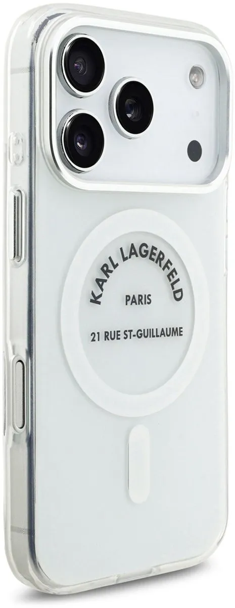 Karl Lagerfeld Back Cover Case iPhone 17 Pro - Transparent - MagSafe