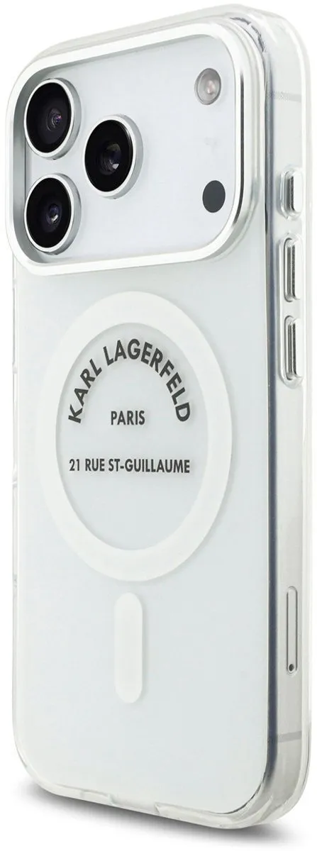 Karl Lagerfeld Back Cover Case iPhone 17 Pro - Transparent - MagSafe - afbeelding 6 van 6
