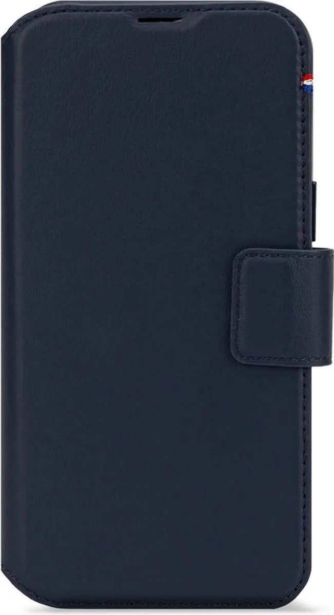 Decoded Leren Wallet Case D24IP1651 - iPhone 16 Plus - 3 Pasjes - Navy Blauw - afbeelding 4 van 5