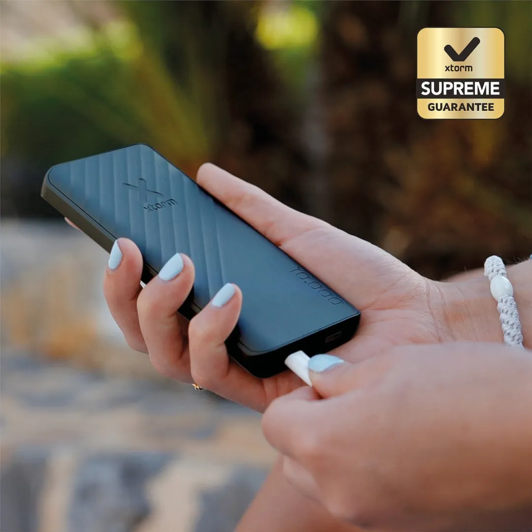 Xtorm Go2 Powerbank XG2101U 10.000mAh - USB-A & USB-C - Zwart