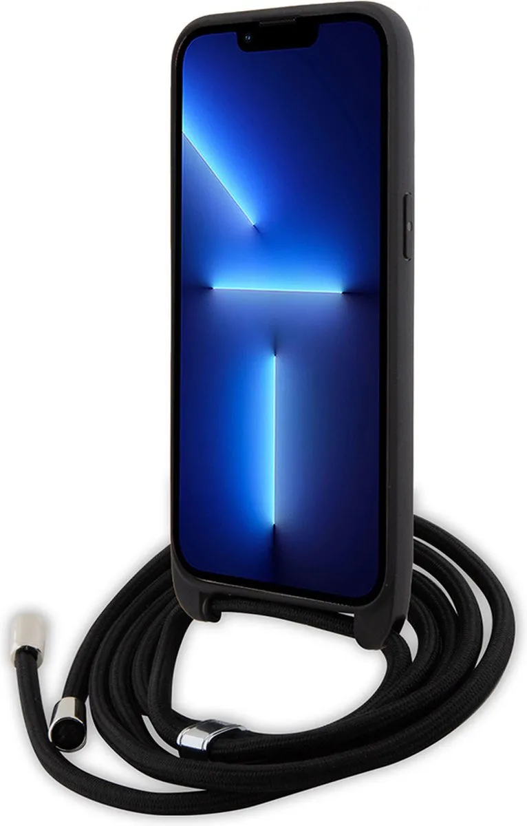 Karl Lagerfeld iPhone 15 Pro Max Hoesje - Effen Zwart