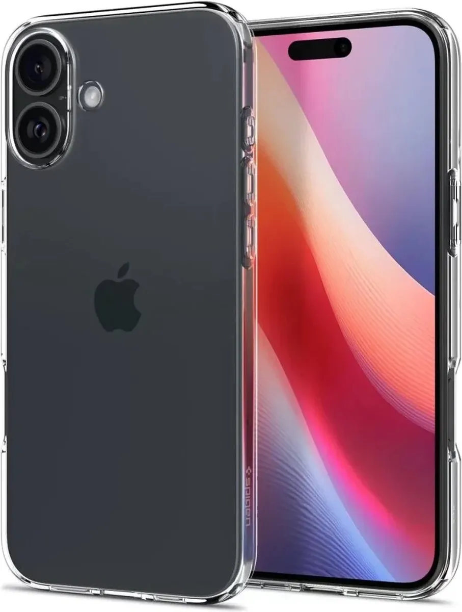 Spigen iPhone 16 Liquid Crystal Back Cover - Transparant
