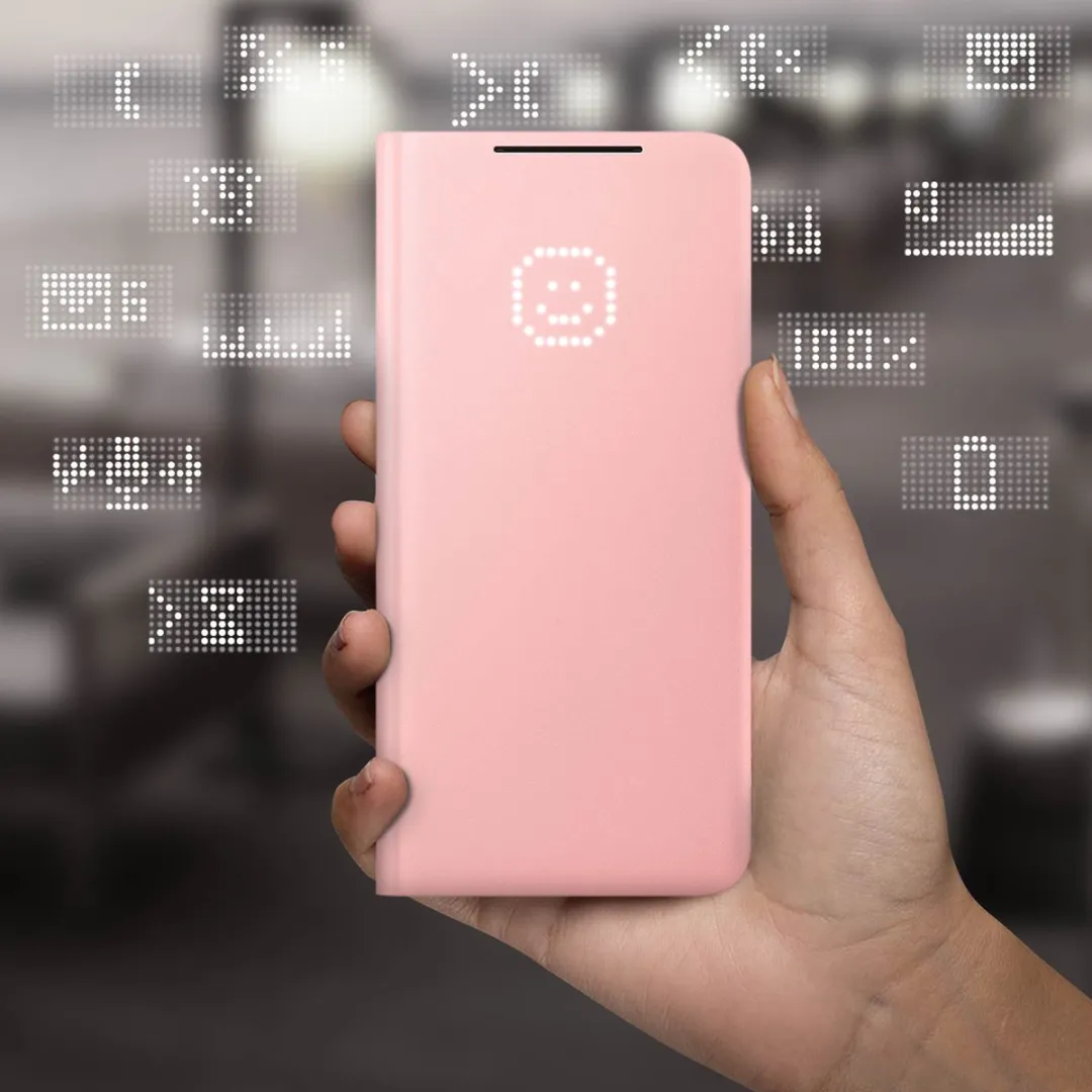 Samsung Galaxy S21 Plus LED View Cover - Roze