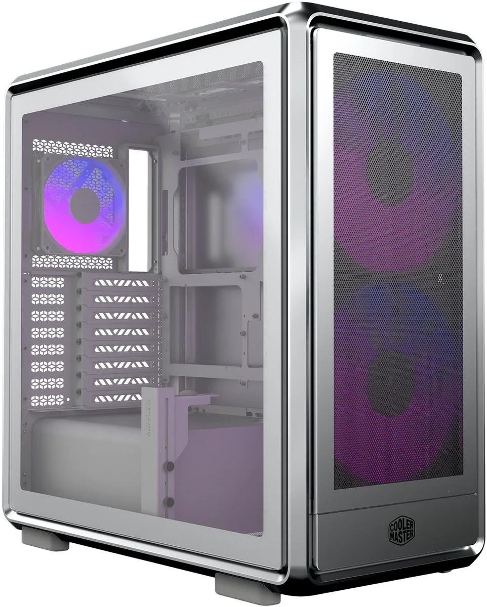 Cooler Master MasterFrame 600 Mesh Midi Tower - Zilver