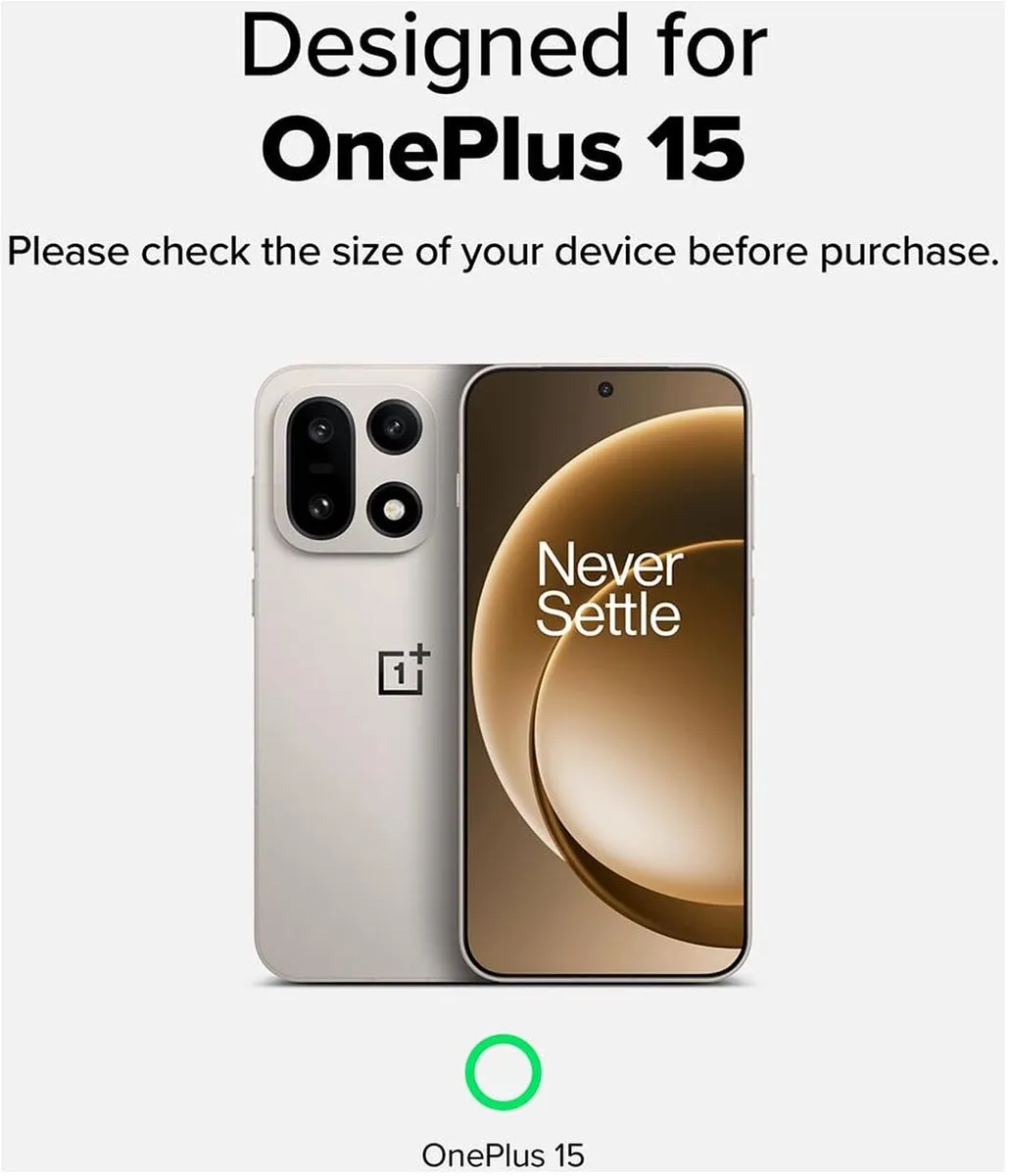 Ringke Fusion X Hoesje OnePlus 15 - Militaire Standaard - Zwart
