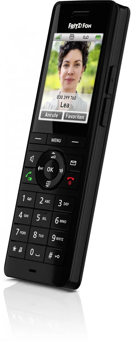 AVM FRITZ!Fon X6 DECT-telefoon - 1000mAh - Zwart